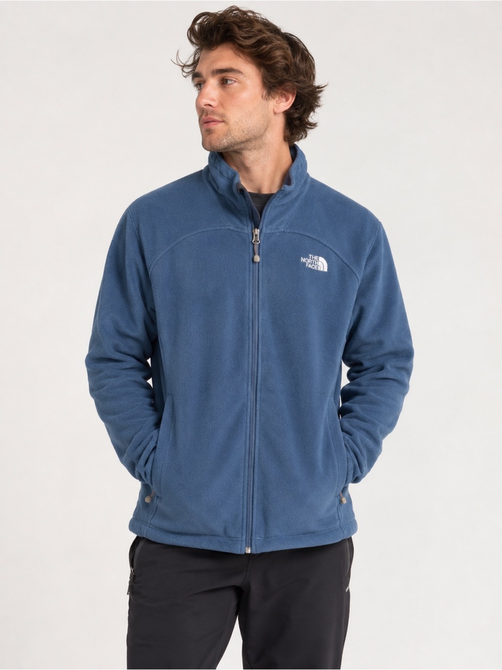 Vintage 2006 The North Face WindWall Fleece Jacket Blue Men’s Large L 24x29